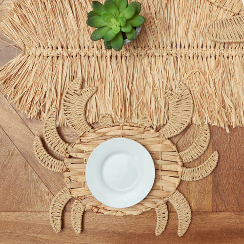 C&F Home's Crab Shaped Seagrass Placemat Featured in Seaside Retailer's Seaworthy Ideas