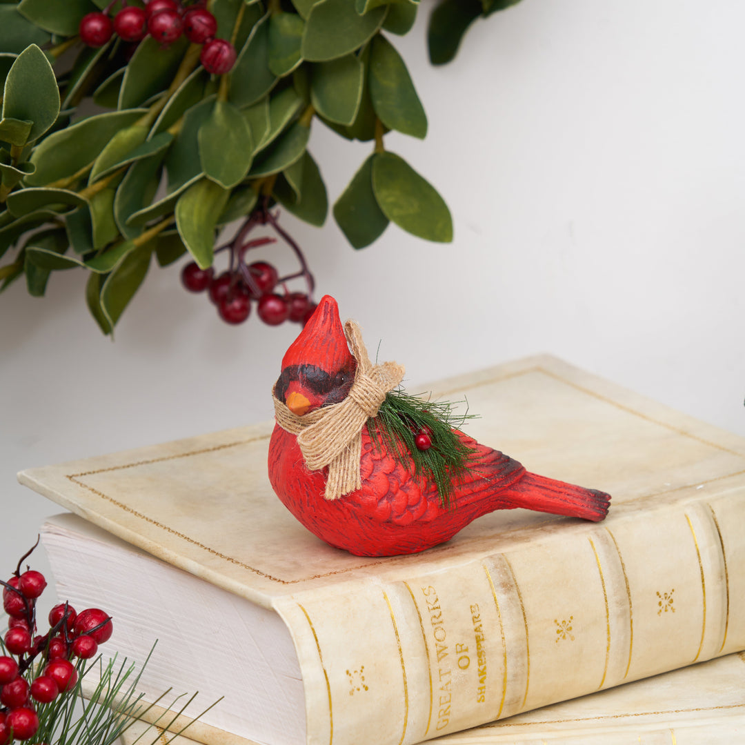 Foreside Home & Garden's Ashton Set of Four Tree Boards and Silas 9-Inch Wood Tapas Boards and Gallerie II's Cardinal Figurine featured in Gift Shop Plus' Haute for the Holidays article in the Summer 2025 Issue