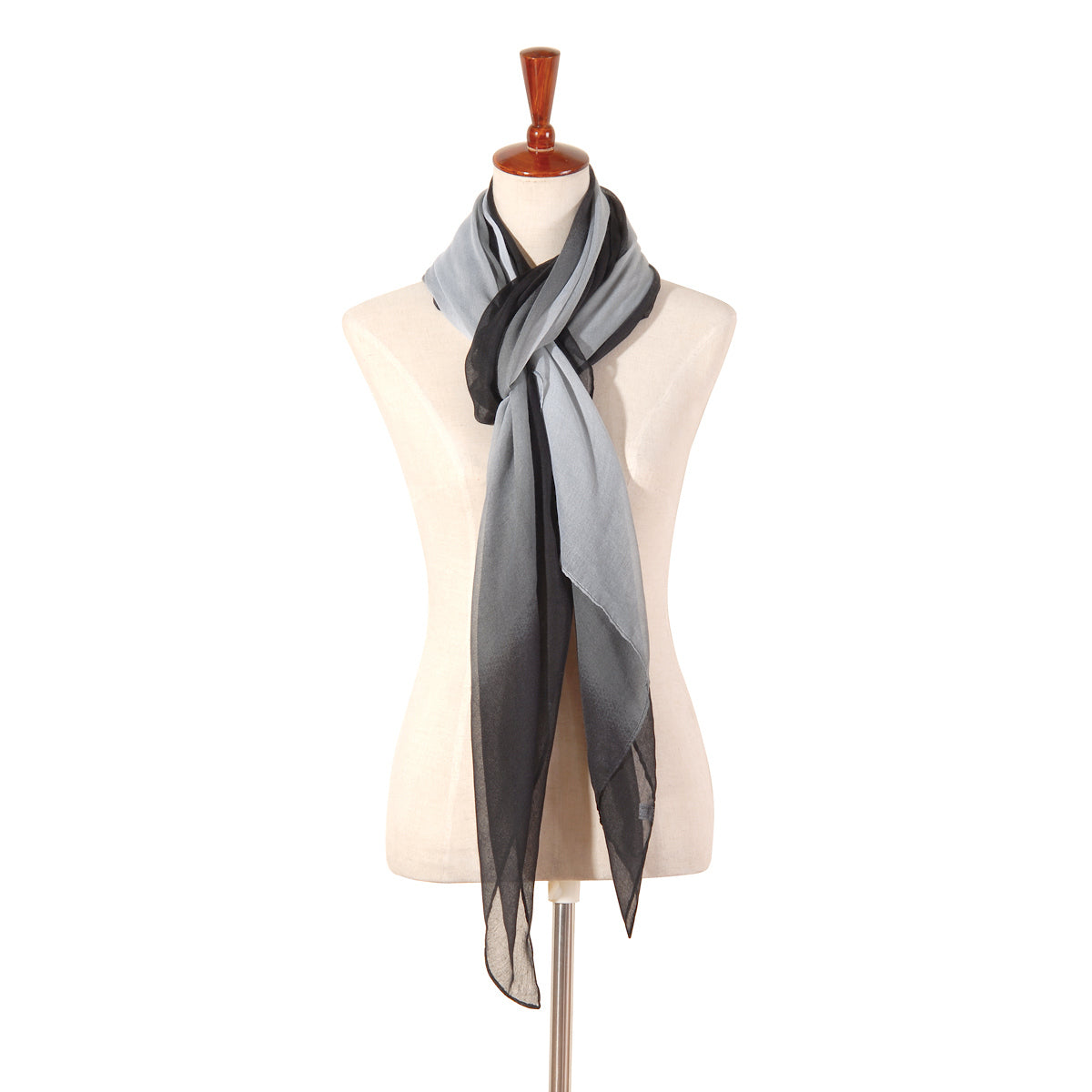 Black and Gray Scarf/Wrap C&F Enterprises, Inc.