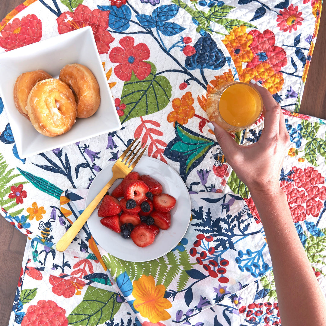C&F Home's and carol & frank's Quilted Reversible Table Linens featured in Buzzfeed's 35 Products So Beautiful Roundup