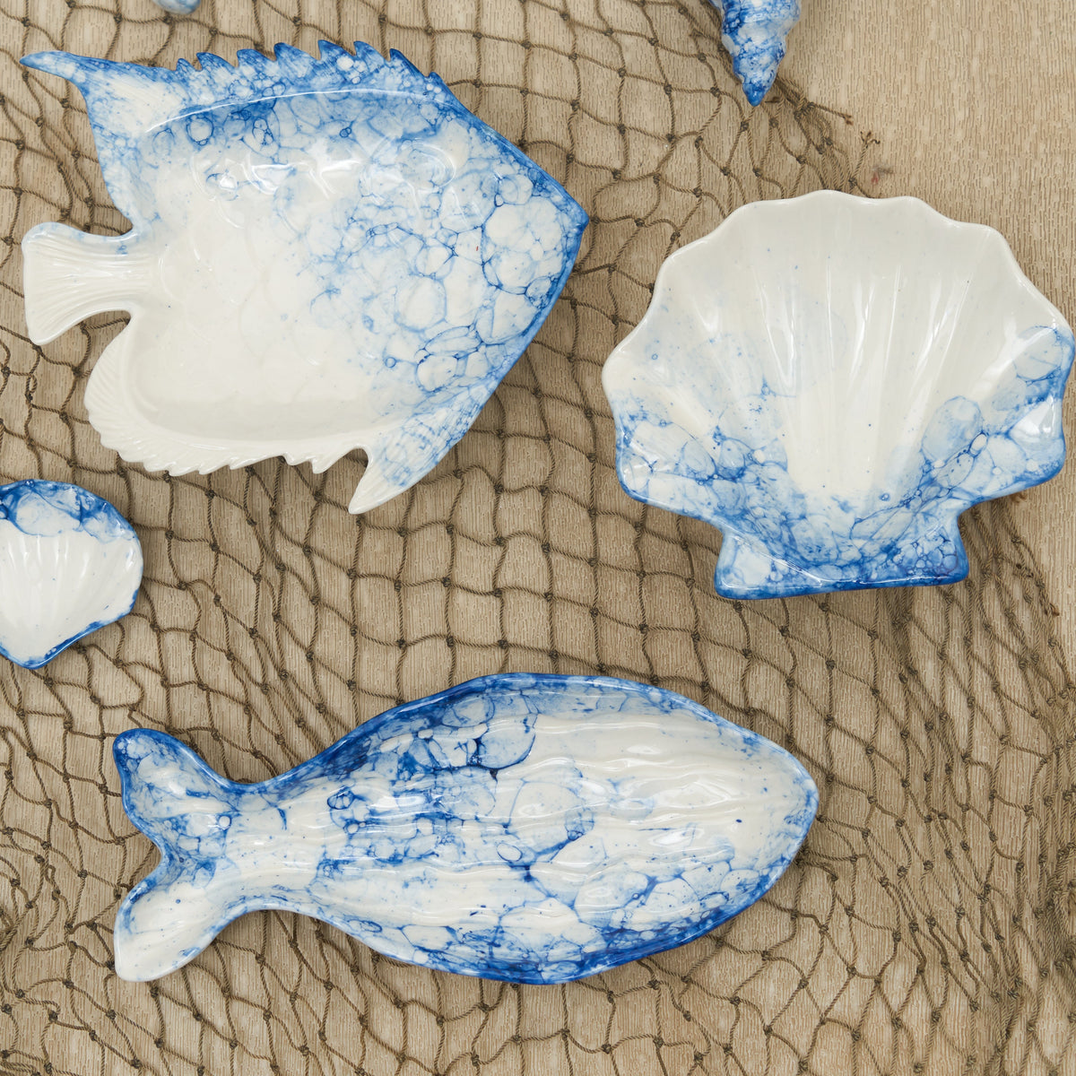 Créatures marines bleues