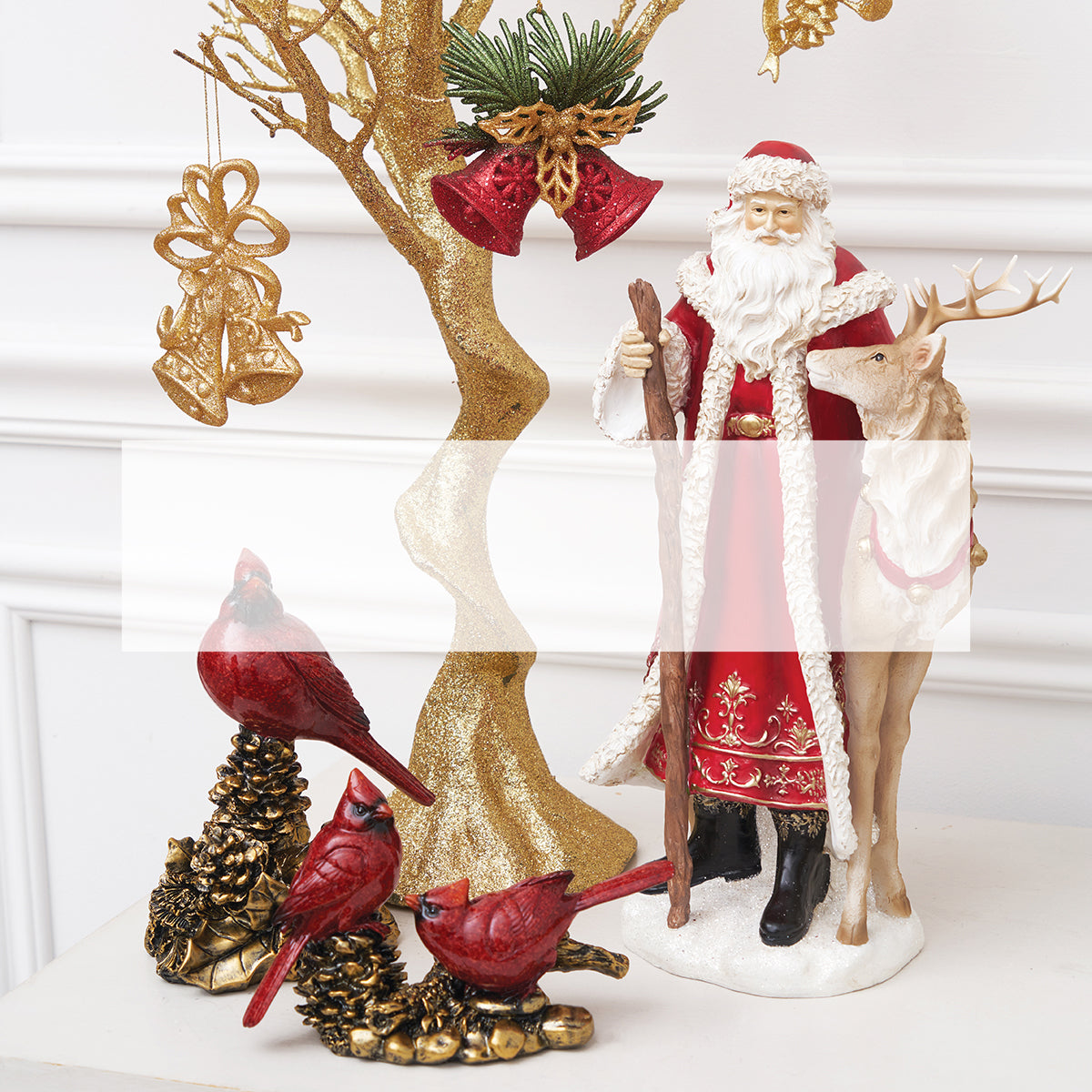 Noël rouge et or