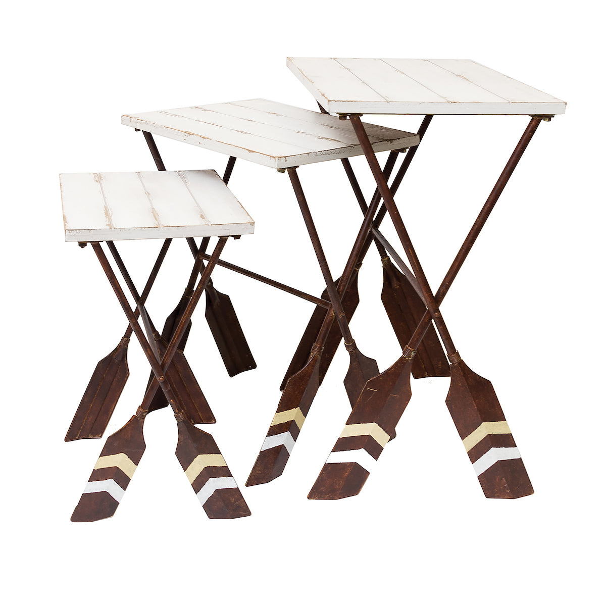 Foldable Stacking Table, Set of 3 – C&F Enterprises, Inc.