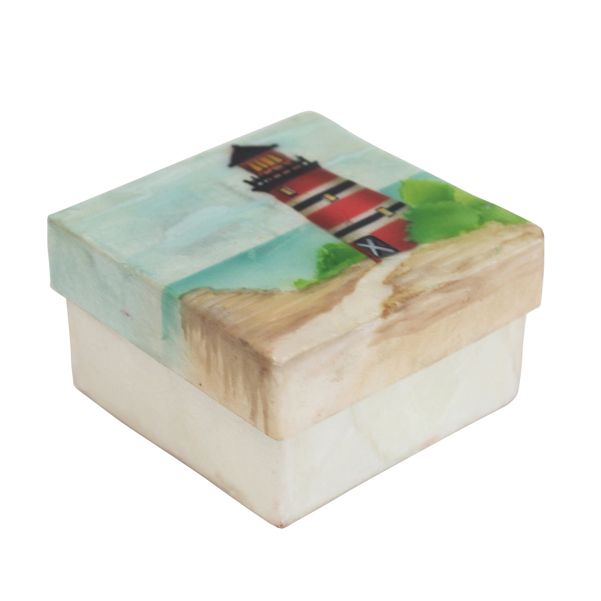 3 in. Capiz Lighthouse Box โ C&F Enterprises, Inc.