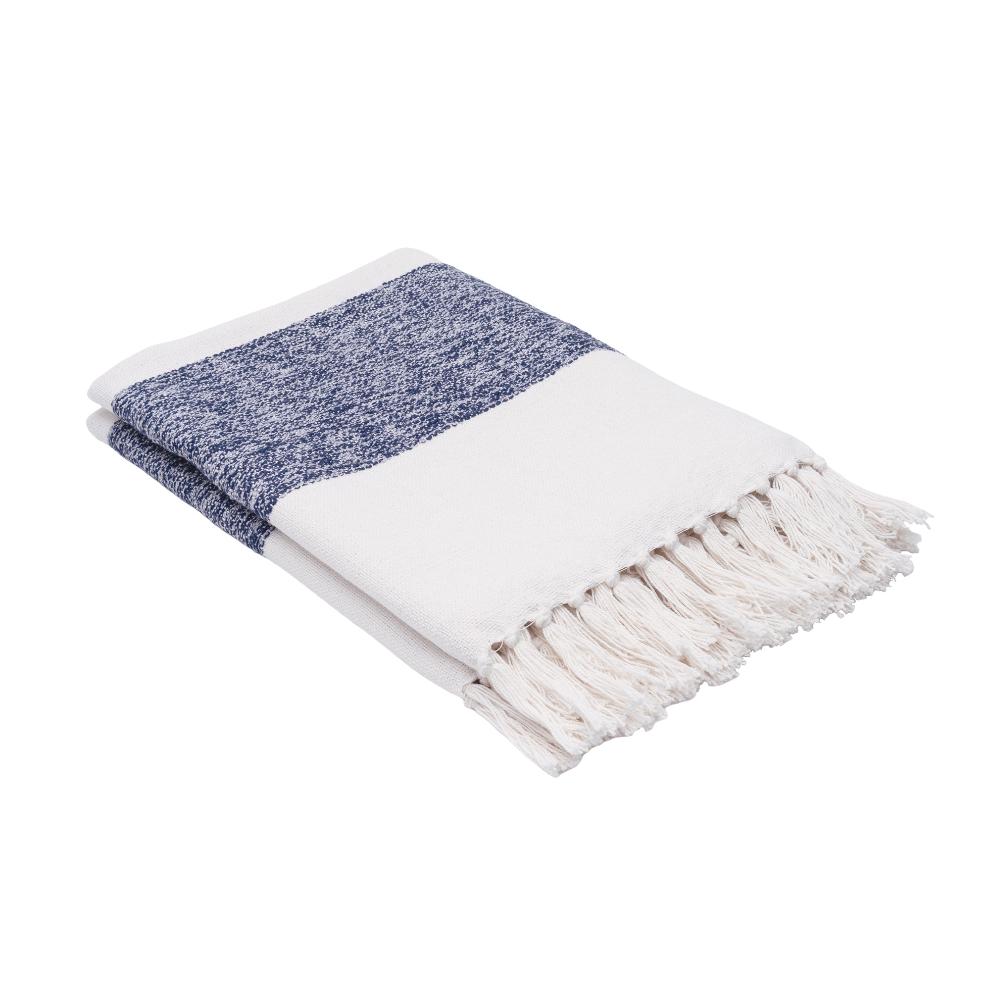 Blue Wide Striped Throw – C&F Enterprises, Inc.