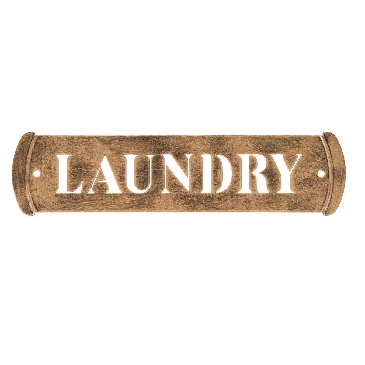 GABBY LAUNDRY WALL SIGN BRASS (MIN 2) – C&F Enterprises, Inc.