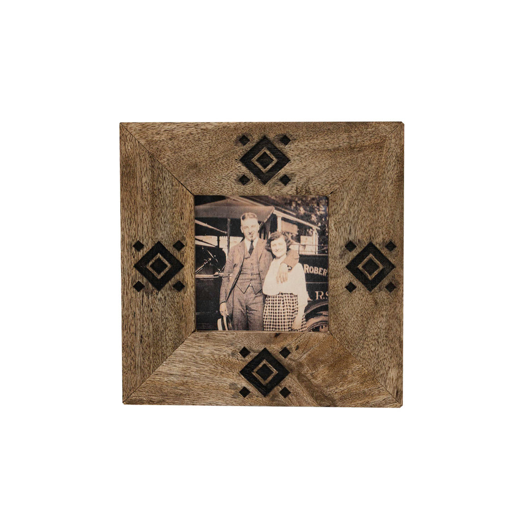 4X4 PHOTO HAND CARVED ZORA PICTURE FRAME WOOD (MIN 2) – C&F Enterprises ...