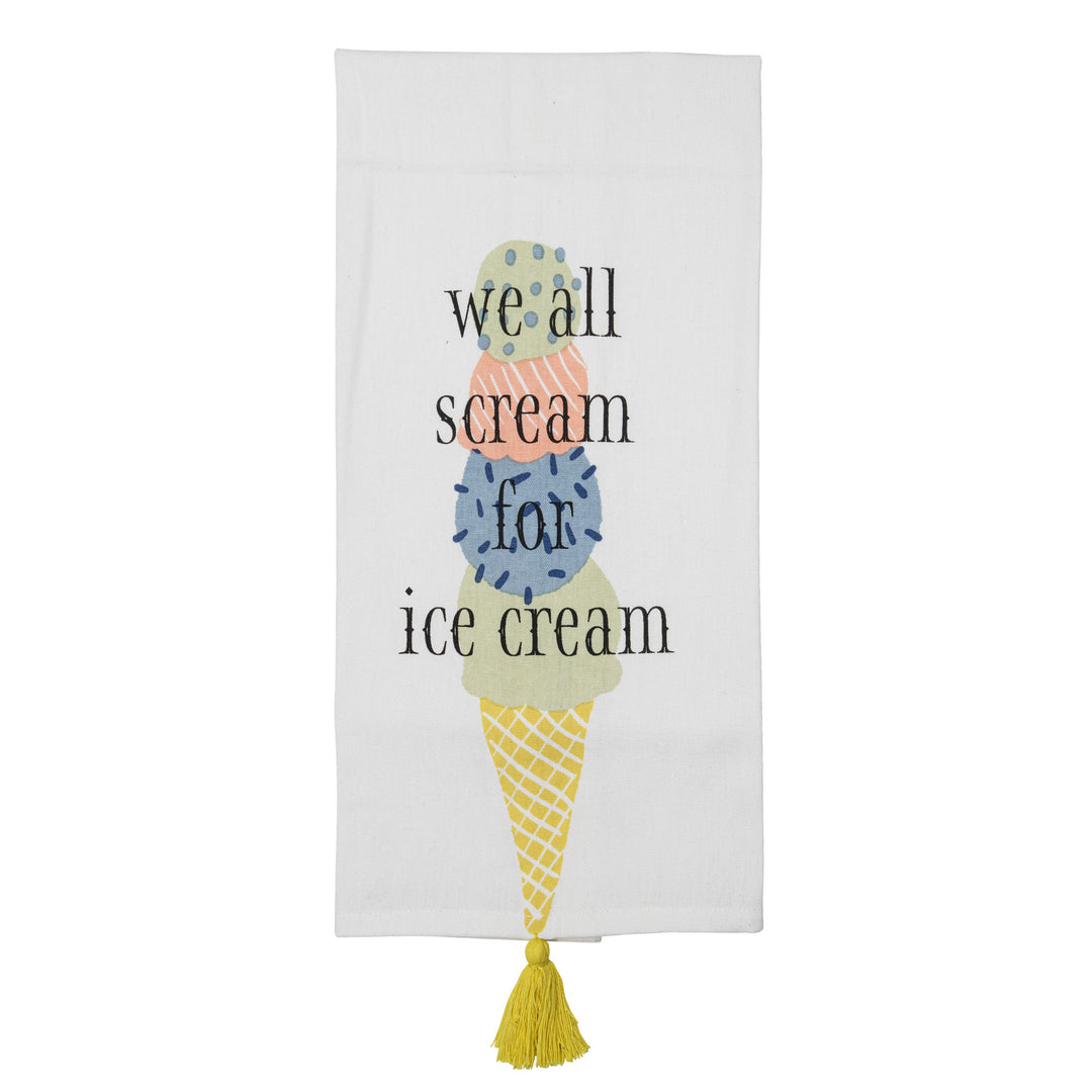 WE ALL SCREAM FOR ICE CREAM TEA TOWEL (MIN 3)
