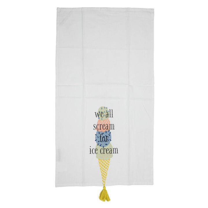 WE ALL SCREAM FOR ICE CREAM TEA TOWEL (MIN 3)