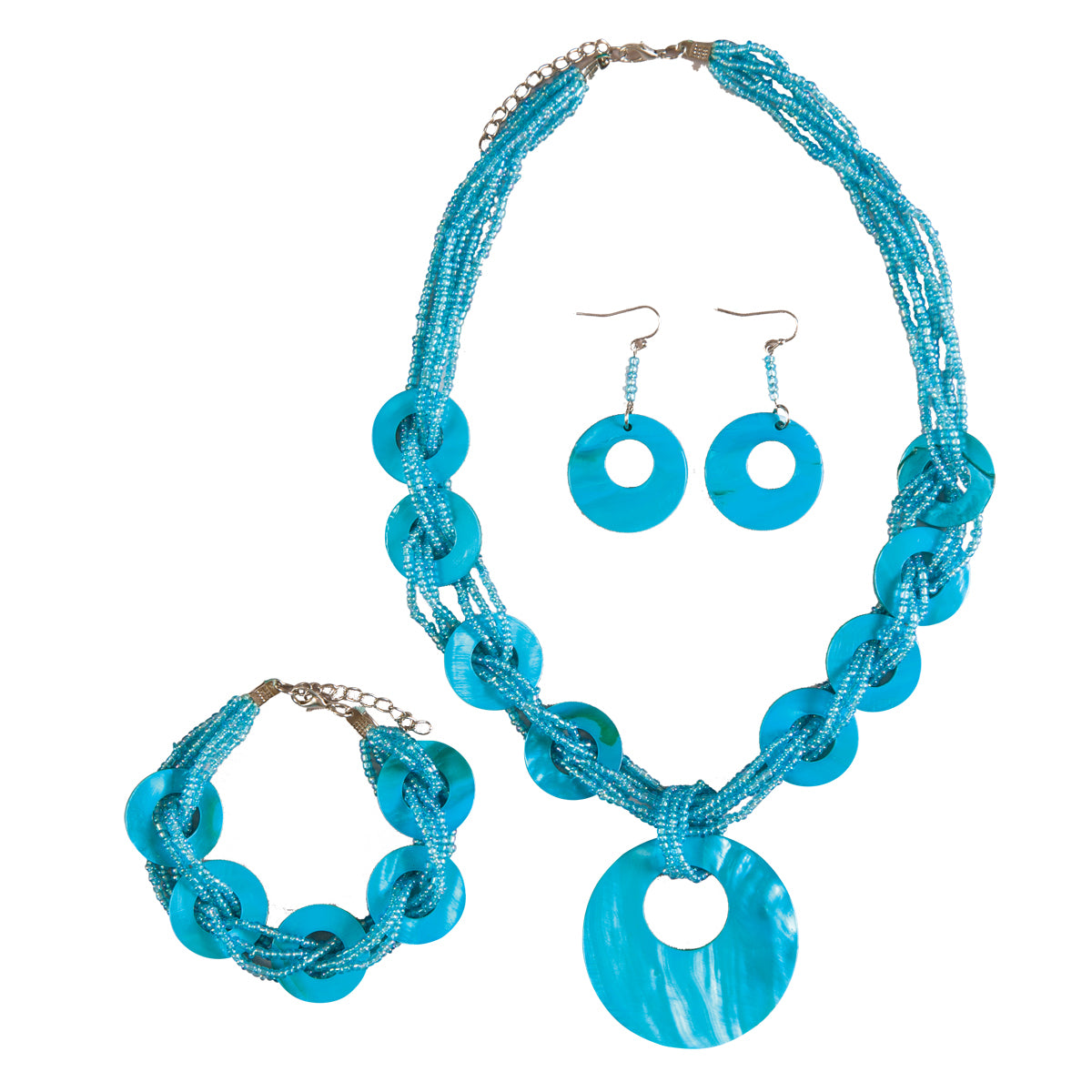 Turquoise Shell Necklace Set – C&F Enterprises, Inc.
